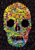 Doodle Skull - Jon Burgerman | Pens are my Friends | Heye | 1000 Pieces | Jigsaw Puzzle - Puzzles +