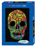 Doodle Skull - Jon Burgerman | Pens are my Friends | Heye | 1000 Pieces | Jigsaw Puzzle - Puzzles +