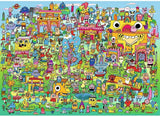 Doodle Village - Jon Burgerman | Pens are my Friends | Heye | 1000 Pieces | Jigsaw Puzzle - Puzzles +