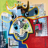 Dotted Cow - Cool Cattle | Fredi Gertsch | Heye | 1000 Pieces | Jigsaw Puzzle - Puzzles +