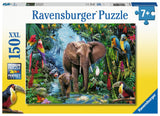 Elephants at the Oasis | Ravensburger | 150 XXL Pieces | Jigsaw Puzzle - Puzzles +