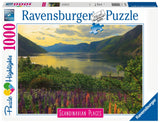 Fjord - Norway | Scandinavian Places | Ravensburger | 1000 Pieces | Jigsaw Puzzle - Puzzles +