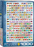 Flags of the World - Maps & Flags | Eurographics | 1000 Pieces | Jigsaw Puzzle - Puzzles +