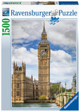 Funny Cat On Big Ben | Ravensburger | 1500 Pieces | Jigsaw Puzzle - Puzzles +