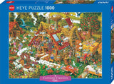 Funny Farm - Cartoon Classics | Ryba | Heye | 1000 Pieces | Jigsaw Puzzle - Puzzles +
