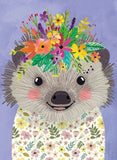 Funny Hedgehog - Floral Friends | Mia Charro | Heye | 500 Pieces | Jigsaw Puzzle - Puzzles +