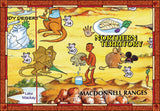 Giant Map Puzzle - Down Under | Blue Opal | 300 Pieces | Jigsaw Puzzle - Puzzles +