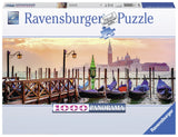 Gondolas in Venice | Ravensburger | 1000 Pieces | Panorama Jigsaw Puzzle - Puzzles +