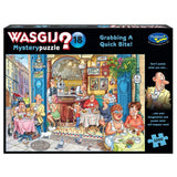 Grabbing A Quick Bite! - Mystery No.18 | Wasgij? | Holdson | 1000 Pieces | Jigsaw Puzzle - Puzzles +