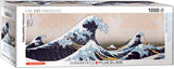 Great Wave Off Kanagawa - Katsushika Hokusai | Eurographics | 1000 Pieces | Panorama Jigsaw Puzzle - Puzzles +