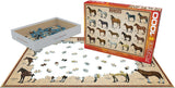Horses - Animal Charts | Eurographics | 1000 Pieces | Jigsaw Puzzle - Puzzles +