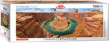 Horseshoe Bend - Arizona | Airpano 360 | Eurographics | 1000 Pieces | Panoramic Jigsaw Puzzle - Puzzles +
