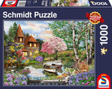 House On The Lake | Schmidt | 1000 Pieces | Jigsaw Puzzle - Puzzles +