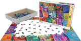 Indian Pillows - Colours of the World | Eurographics | 1000 Pieces | Jigsaw Puzzle - Puzzles +