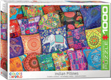 Indian Pillows - Colours of the World | Eurographics | 1000 Pieces | Jigsaw Puzzle - Puzzles +