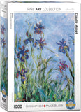 Irises - Claude Monet | Fine Art Collection | Eurographics | 1000 Pieces | Jigsaw Puzzle - Puzzles +