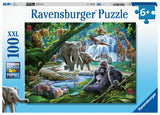 Jungle Animals | Ravensburger | 100 XXL Pieces | Jigsaw Puzzle - Puzzles +