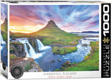 Kirkjufell Mountain - Iceland | HDR Photography | Eurographics | 1000 Pieces | Jigsaw Puzzle - Puzzles +