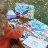 Love Of Sharks - Uta Krugmann | Eeboo | 100 Pieces | Jigsaw Puzzle - Puzzles +