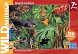 Magical Rainforest - WILD Australia | Blue Opal | 150 Pieces | Jigsaw Puzzle - Puzzles +