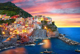 Manarola at Dusk - Italy | Eurographics | 2000 Pieces | Jigsaw Puzzle - Puzzles +