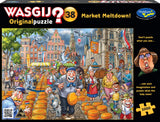 Market Meltdown! - Original No.38 | Wasgij? | Holdson | 1000 Pieces | Jigsaw Puzzle - Puzzles +