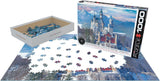 Neuschwanstein Castle in Winter - Germany | HDR Photography | Eurographics | 1000 Pieces | Jigsaw Puzzle - Puzzles +