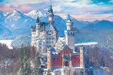 Neuschwanstein Castle in Winter - Germany | HDR Photography | Eurographics | 1000 Pieces | Jigsaw Puzzle - Puzzles +