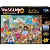 New Year Resolutions! - Original No.36 | Wasgij? | Holdson | 1000 Pieces | Jigsaw Puzzle - Puzzles +