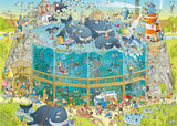 Ocean Habitat - Funky Zoo | Marino Degano | Heye | 1000 Pieces | Jigsaw Puzzle - Puzzles +
