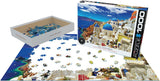 Oia, Santorini - Greece | HDR Photography | Eurographics | 1000 Pieces | Jigsaw Puzzle - Puzzles +