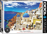 Oia, Santorini - Greece | HDR Photography | Eurographics | 1000 Pieces | Jigsaw Puzzle - Puzzles +