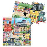 Paris in a Day - Jennifer Orkin Lewis | Eeboo | 1000 Pieces | Jigsaw Puzzle - Puzzles +