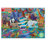 Planet Earth - Cynthia Cliff | Eeboo | 100 Pieces | Jigsaw Puzzle - Puzzles +
