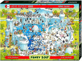 Polar Habitat - Funky Zoo | Marino Degano | Heye | 1000 Pieces | Jigsaw Puzzle - Puzzles +