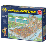 Pool Pile-Up | Jan van Haasteren | Jumbo | 1000 Pieces | Jigsaw Puzzle - Puzzles +