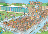 Pool Pile-Up | Jan van Haasteren | Jumbo | 2000 Pieces | Jigsaw Puzzle - Puzzles +