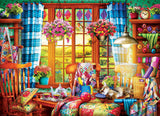 Quilting Craft Room - Ciro Marchetti | Eurographics | 1000 Pieces | Jigsaw Puzzle - Puzzles +