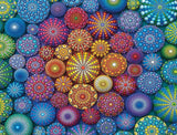 Radiating Rainbow Mandalas | Ravensburger | 2000 Pieces | Jigsaw Puzzle - Puzzles +
