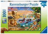 Savanna Jungle Waterhole | Ravensburger | 100 XXL Pieces | Jigsaw Puzzle