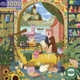 Reading & Relaxing - Ashikin Hussin | Eeboo | 1000 Pieces | Jigsaw Puzzle - Puzzles +