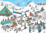 Reindeers Race | Jan van Haasteren | Jumbo | 500 Pieces | Jigsaw Puzzle - Puzzles +