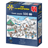 Reindeers Race | Jan van Haasteren | Jumbo | 500 Pieces | Jigsaw Puzzle - Puzzles +