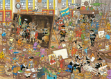 Rembrandt's Studio & Trip To The Museum | Jan Van Haasteren | Jumbo | 2 X 1000 Pieces | Jigsaw Puzzle - Puzzles +