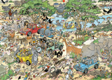 Safari & The Storm | Jan van Haasteren | Jumbo | 2 X 1000 Pieces | Jigsaw Puzzle - Puzzles +