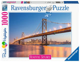 San Francisco - California | Beautiful Skylines | Ravensburger | 1000 Pieces | Jigsaw Puzzle - Puzzles +