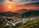 Sheep and Volcanoes - Alexander Von Humboldt | Heye | 1000 Pieces | Jigsaw Puzzle - Puzzles +