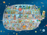 Spaceship - Mattias Adolfsson | Heye | 1500 Pieces | Jigsaw Puzzle - Puzzles +