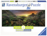 Sun Over Iceand | Nature Edition No.12 | Ravensburger | 1000 Pieces | Panorama Jigsaw Puzzle - Puzzles +