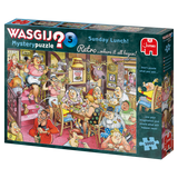 Sunday Lunch! - Mystery No.5 | Wasgij? Retro | Jumbo | 1000 Pieces | Jigsaw Puzzle - Puzzles +